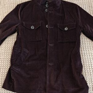 Liberty Corduroy Jacket in Dark Burgundy